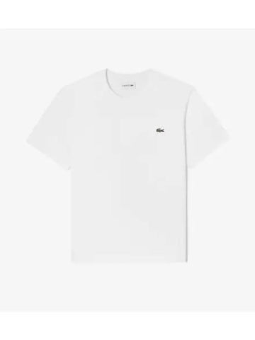 Men s Basic Crew Neck T Shirt White - LACOSTE - BALAAN 1