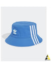 Adicolor Classic Stone Wash Bucket Hat Blue - ADIDAS - BALAAN 2