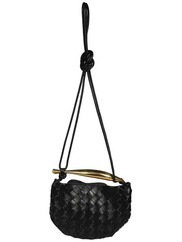 Sardin Intrecciato Mini Tote Bag Black - BOTTEGA VENETA - BALAAN 2