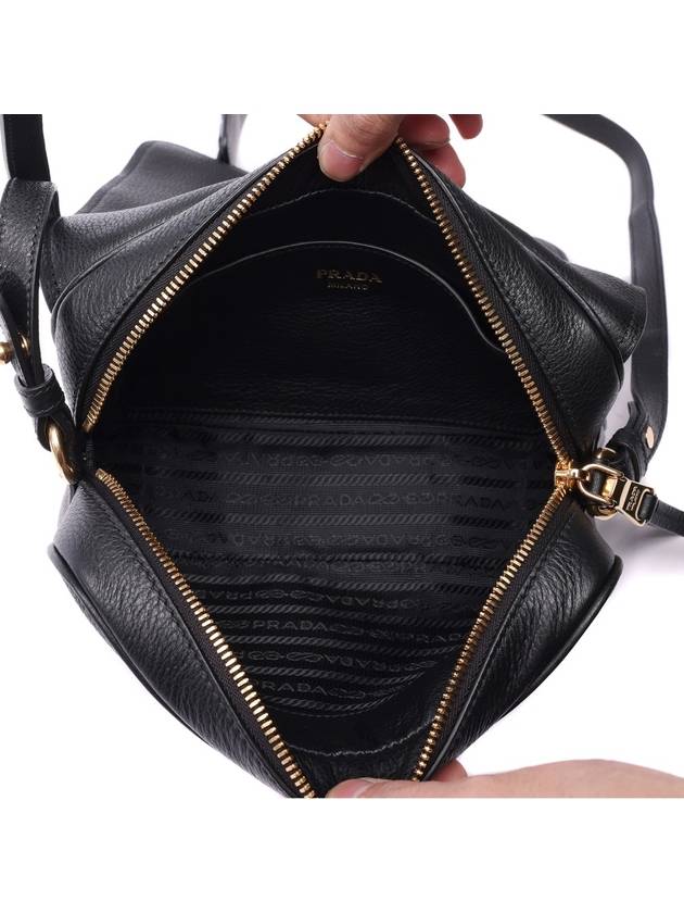 Vitello Phoenix Crossbody Bag Black - PRADA - BALAAN 7