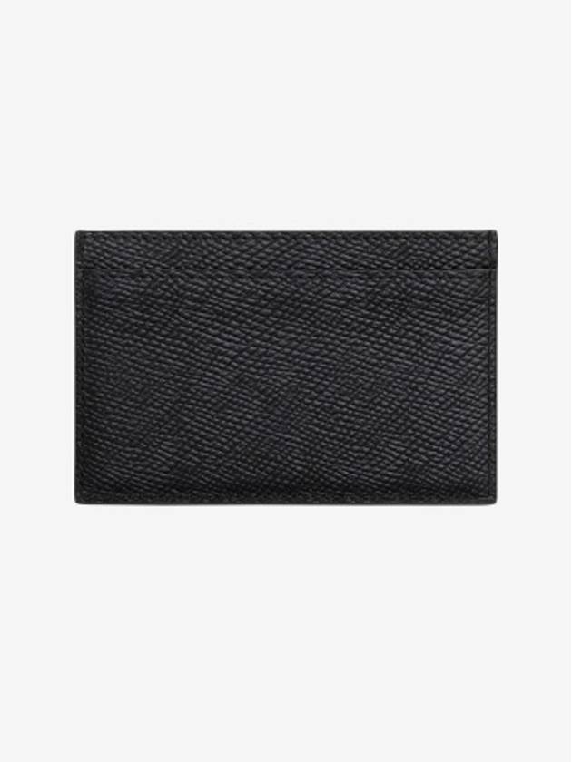 Logo Grain Card Wallet Black - CELINE - BALAAN 3