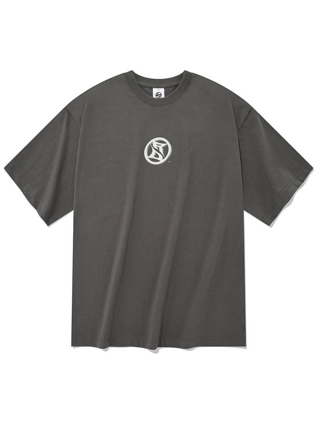 Round logo short sleeve tshirt gray - RADINEO - BALAAN 2