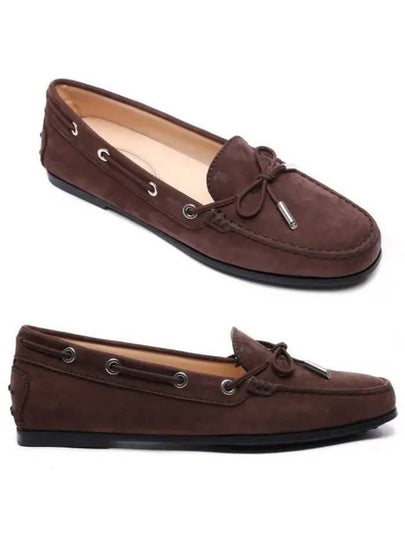 Gommino Raceto City Driving Shoes Brown - TOD'S - BALAAN 2