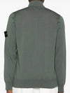 Wappen Patch Cotton Zip-Up Cardigan Dark Green - STONE ISLAND - BALAAN 5