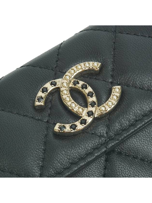 Card wallet snap CC JEWELS black full set - CHANEL - BALAAN 5