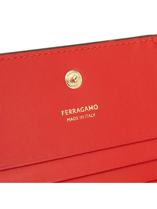 Double Gancio Half Wallet Black - SALVATORE FERRAGAMO - BALAAN 7