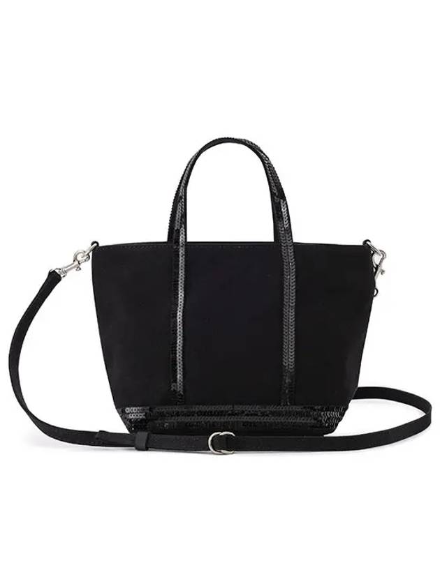 Cabas XS AJ 2way Canvas Tote Bag Black - VANESSA BRUNO - BALAAN 3