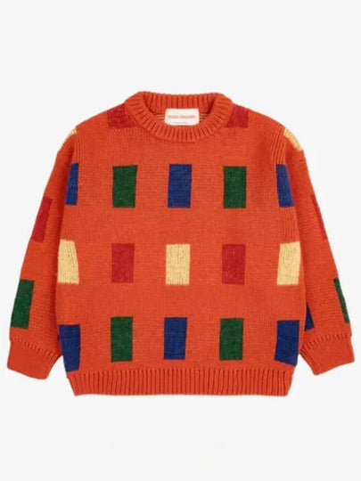 Color Game All Over Knit Sweater B224AC118 Italian Kids - BOBO CHOSES - BALAAN 2