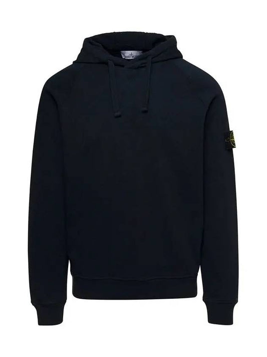 Men's Waffen Patch OLD Treatment Cotton Hoodie Navy - STONE ISLAND - BALAAN 2