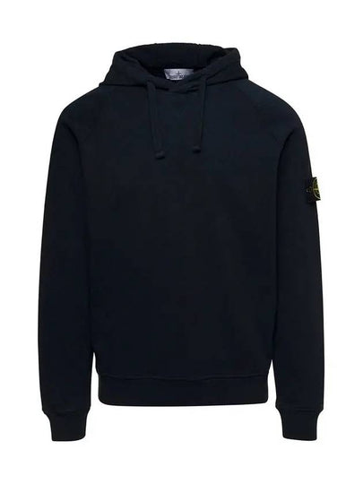 Men's Wappen Patch OLD Treatment Cotton Hoodie Navy - STONE ISLAND - BALAAN 2