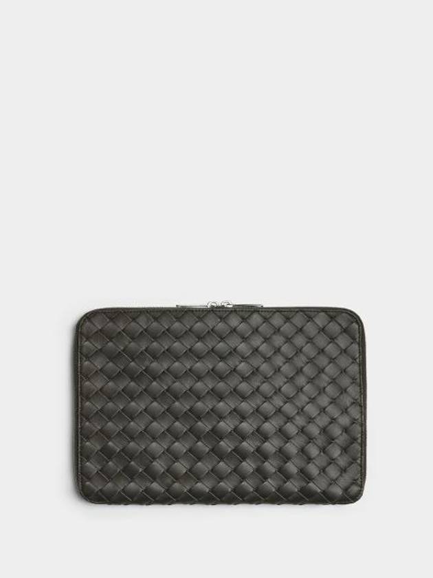 Classic Intrecciato Zipper Clutch Bag Camping - BOTTEGA VENETA - BALAAN 2