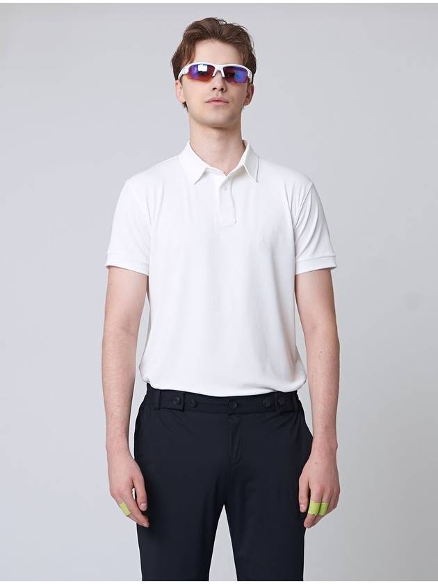 AM41TH01 Polo Shirt Top_White - ATHPLATFORM - BALAAN 2