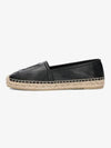 Leather Espadrilles Black - SAINT LAURENT - BALAAN 2