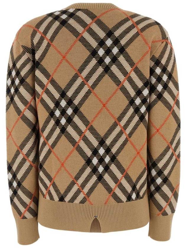 Vintage Check Intarsia Knit Top Beige - BURBERRY - BALAAN 3