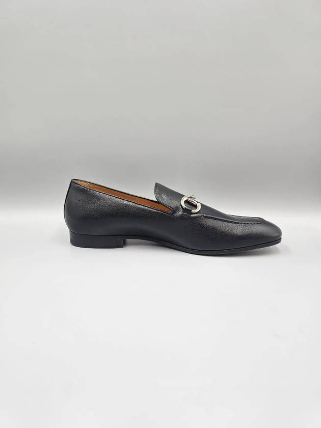 Horsebit Leather Loafers Black - GUCCI - BALAAN 5