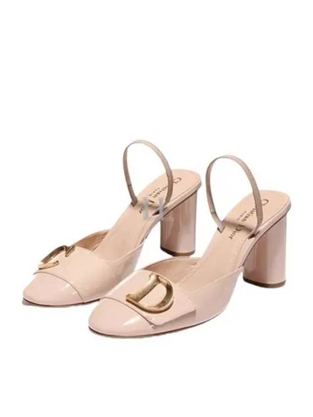 C'est Patent Calfskin Slingback Pumps Nude - DIOR - BALAAN 2