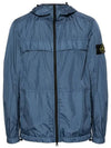 Garment Dyed Crinkle Reps R-Nylon Jacket Avio Blue - STONE ISLAND - BALAAN 3