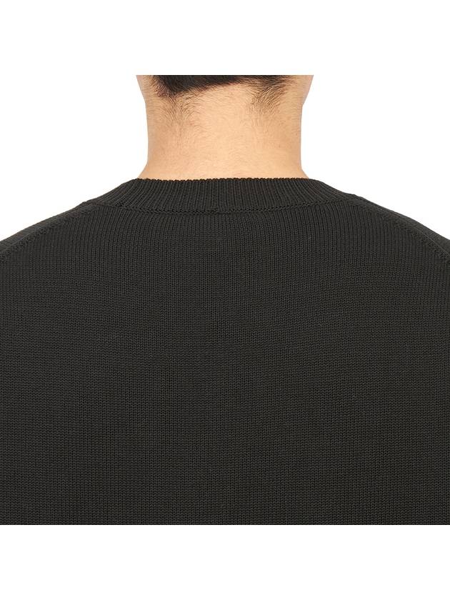 Boke Flower Wool Jumper Knit Top Black - KENZO - BALAAN 8