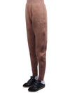 S Women's Tamaro brushed pants hazelnut brown TAMARO 002 - MAX MARA - BALAAN 3