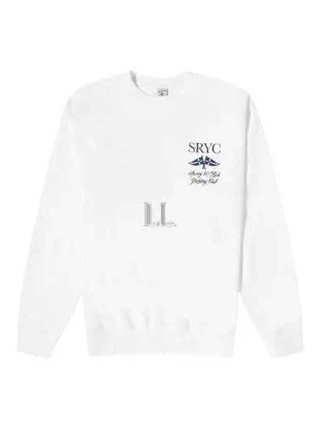 Logo Print Cotton Sweatshirt White - SPORTY & RICH - BALAAN 2