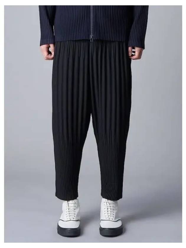 Basic long pleated pants black domestic product GM0024070244602 - ISSEY MIYAKE - BALAAN 1