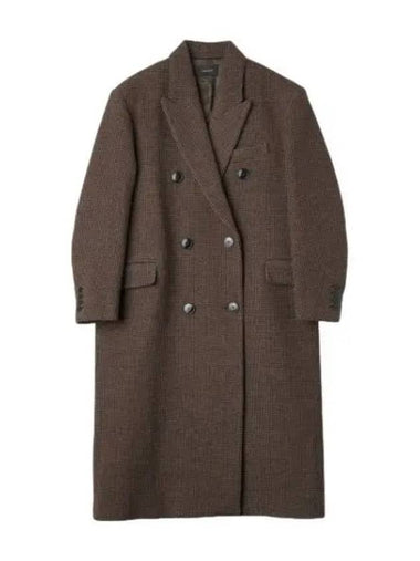 double breasted coat chestnut - ISABEL MARANT - BALAAN 1