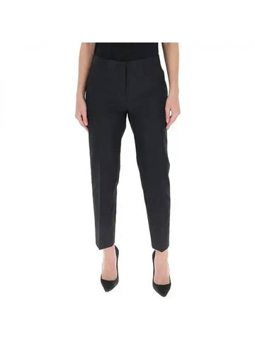 High Waist Straight Pants Black - JIL SANDER - BALAAN 1