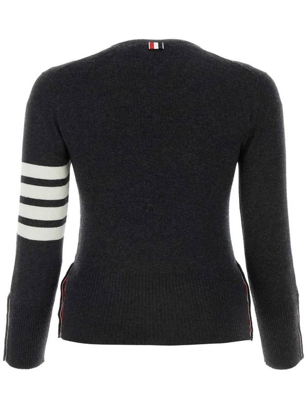 4 bar striped cashmere knit - THOM BROWNE - BALAAN 2