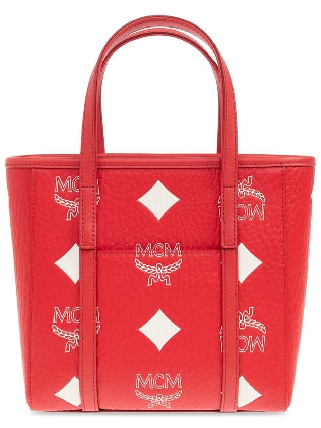 MCM Toni Mini Tote Bag, Women's, Red - MCM - BALAAN 3