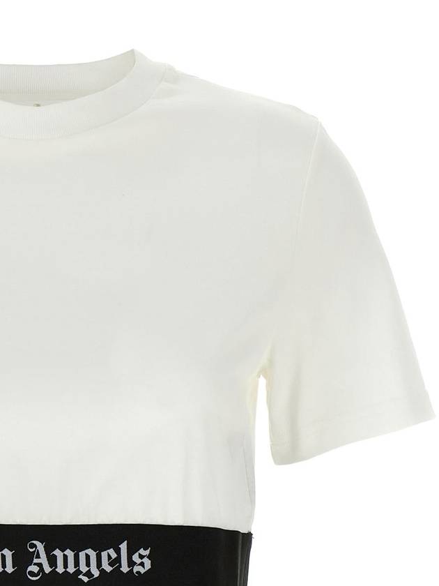 Palm Angels 'Classic Logo Tape' Cropped T-Shirt - PALM ANGELS - BALAAN 3