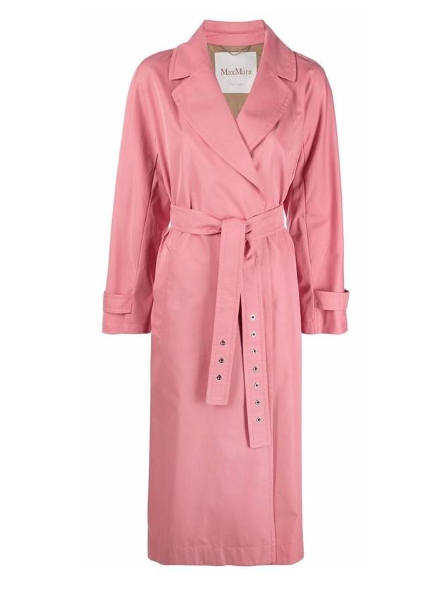 The Cube Women s E Trench Coat Pink - MAX MARA - BALAAN 1