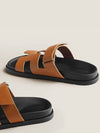 Chypre Women s Sandals Natural Black - HERMES - BALAAN 6