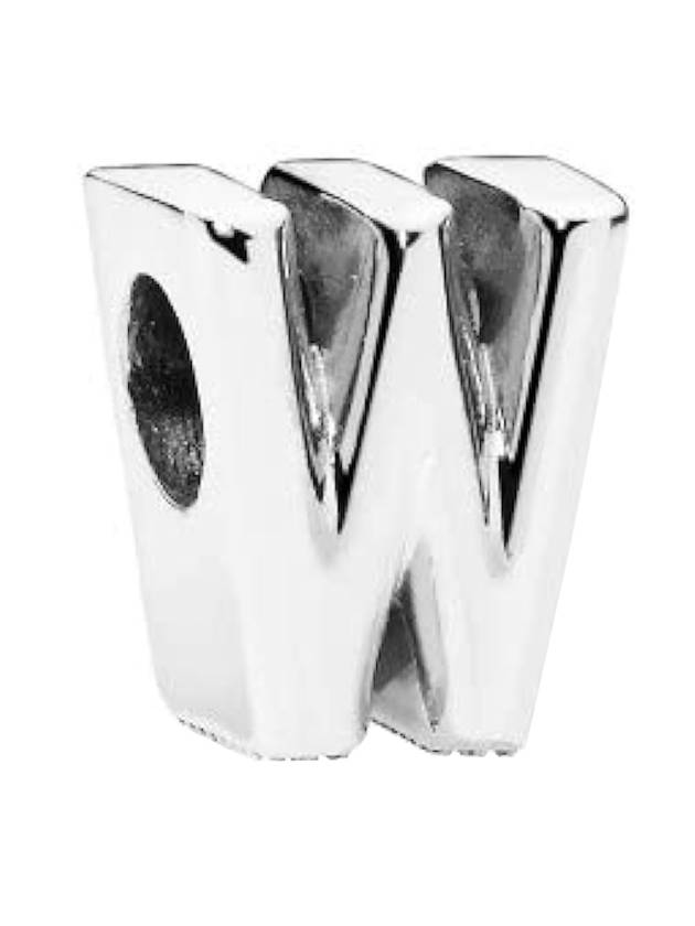 Letter W Alphabet Charm Silver - PANDORA - BALAAN 1