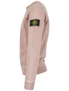 Wappen Patch Round Sweatshirt Pink - STONE ISLAND - BALAAN 4