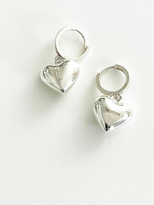 Silver Heart Earrings - ELYONA - BALAAN 3