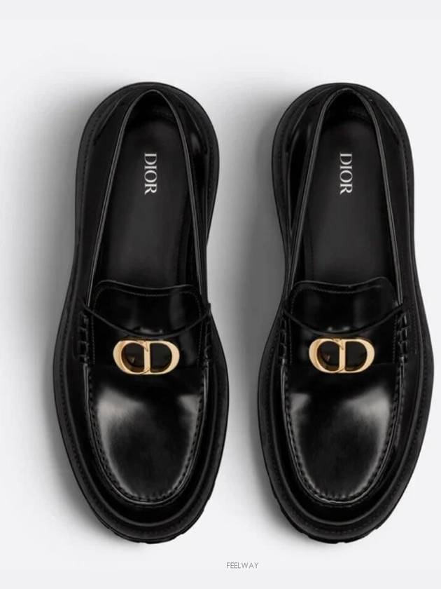 Explorer Polished Calfskin Loafer Black - DIOR - BALAAN 3