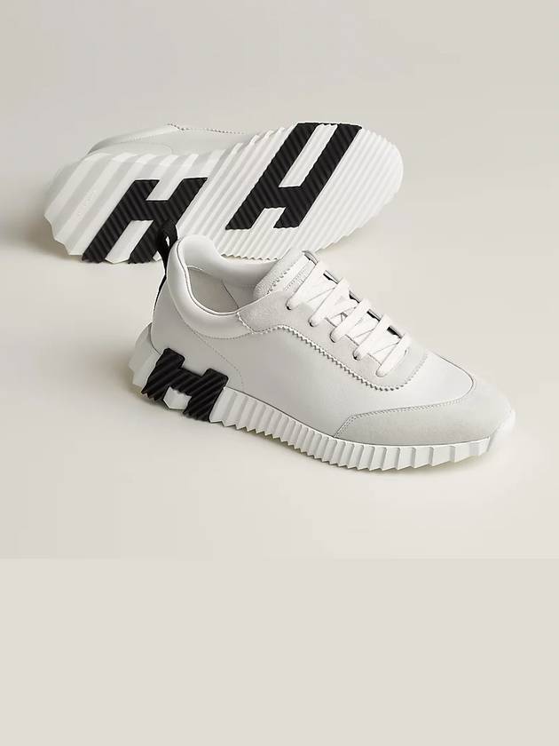 Bouncing Low Top Sneakers White - HERMES - BALAAN 2