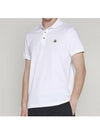 Logo Patch Polo Shirt White - MONCLER - BALAAN 3