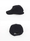 Fleece Logo Patch Cotton Baseball Ball Cap Navy - MONCLER - BALAAN 4