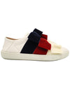 Women s Gucci 524989 White Velvet WEB Ribbon Bee Ace Slip On Sneakers 35 gt Gangbuk used luxury goods - GUCCI - BALAAN 6