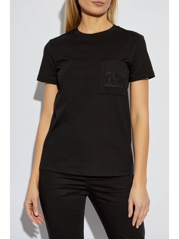 Max Mara T-shirt Papaia, Women's, Black - MAX MARA - BALAAN 3