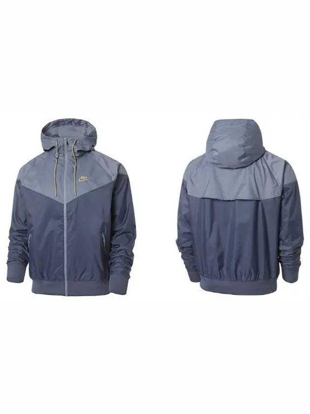 Sportswear Windrunner Hoodie Track Jacket Blue - NIKE - BALAAN 6