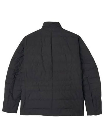 Button padded jacket black short padding - HERNO - BALAAN 1