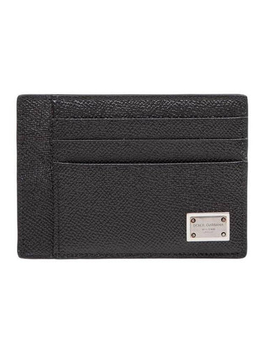 Dolce & Gabbana Dauphine Print Calfskin Card Holder - DOLCE&GABBANA - BALAAN 1