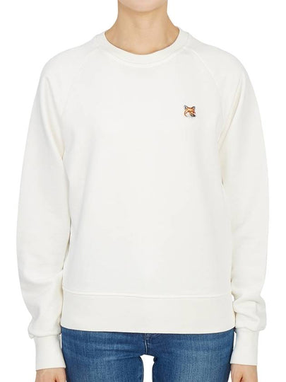 Fox Head Patch Adjusted Sweatshirt Ecru - MAISON KITSUNE - BALAAN 2