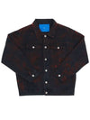 RED PAINTING DENIM JACKET - NBNC - BALAAN 2