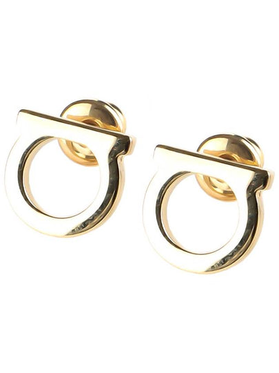 Gancini Small Earrings Gold - SALVATORE FERRAGAMO - BALAAN 2