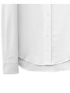 Button Down Boxy Fit Oxford Long Sleeve Shirt Natural White - AMI - BALAAN 4