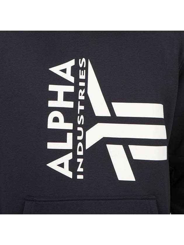 Logo Print Hoodie Rep Blue - ALPHA INDUSTRIES - BALAAN 10