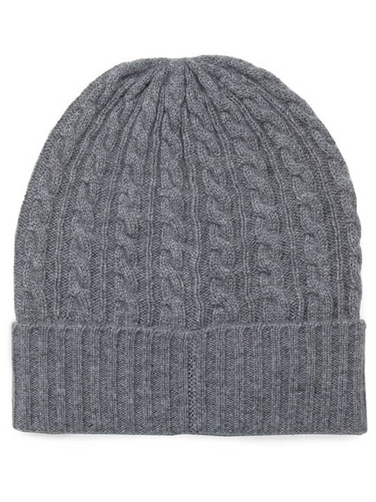 Melange Gray Neutro Cashmere Beanie NEUTRO 008 - MAX MARA - BALAAN 2